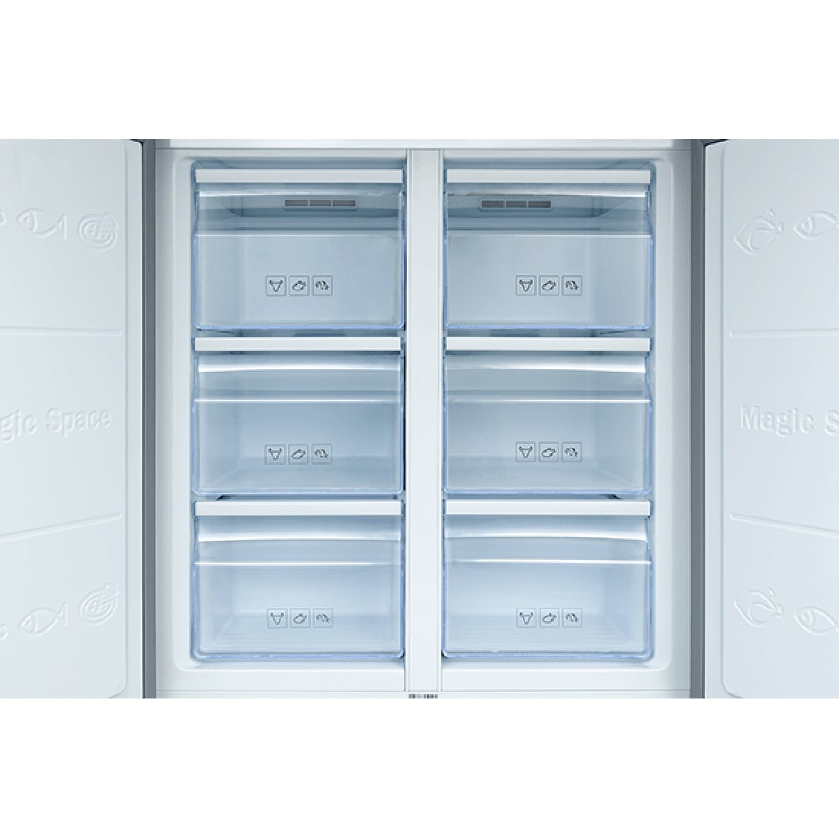 یخچال و فریزر ساید بای ساید ایکس ویژن مدل TF540 main 1 6