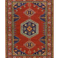 فرش ماشینی طرح فارس کد ۶۰۰۱۰۷ رنگ قرمز