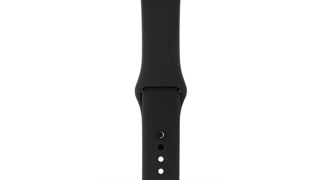 ساعت هوشمند اپل واچ سری 3 سلولار مدل 42mm Space Black Stainless Steel Case with Black Sport Band