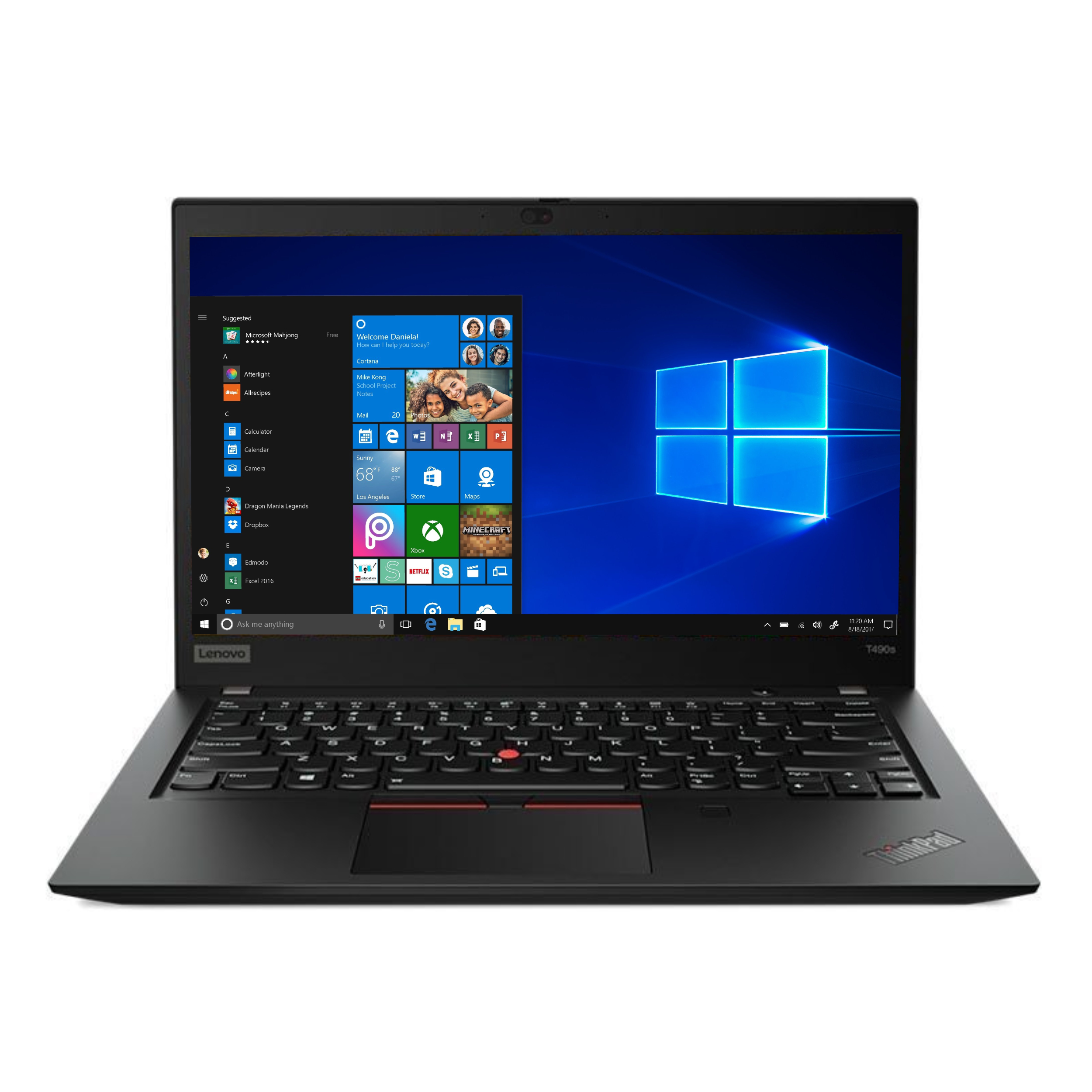 لپ تاپ 14 اینچی لنوو مدل ThinkPad T490S main 1 2